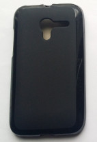 Силиконов гръб ТПУ мат за Telenor Smart Mini черен